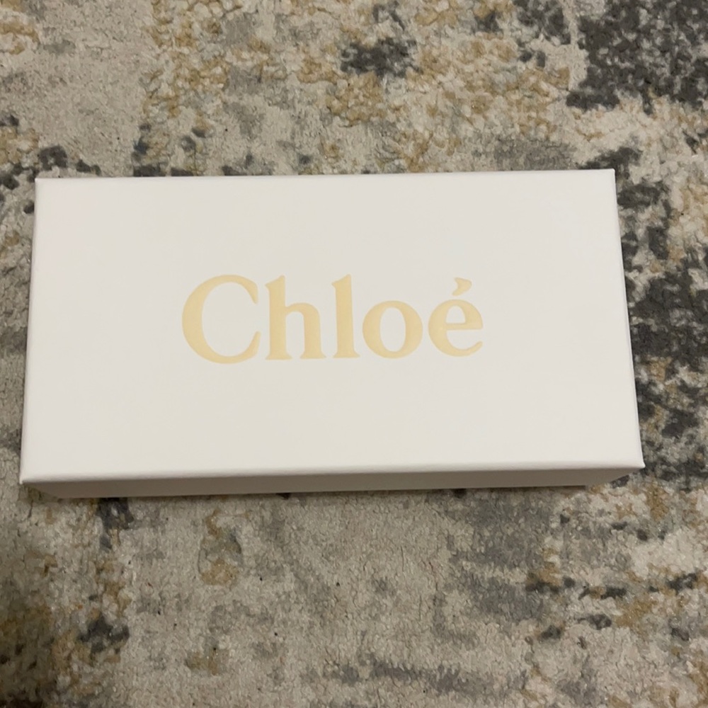 Chloe’ empty Sunglass box 7 X 3 1/2 brand new
